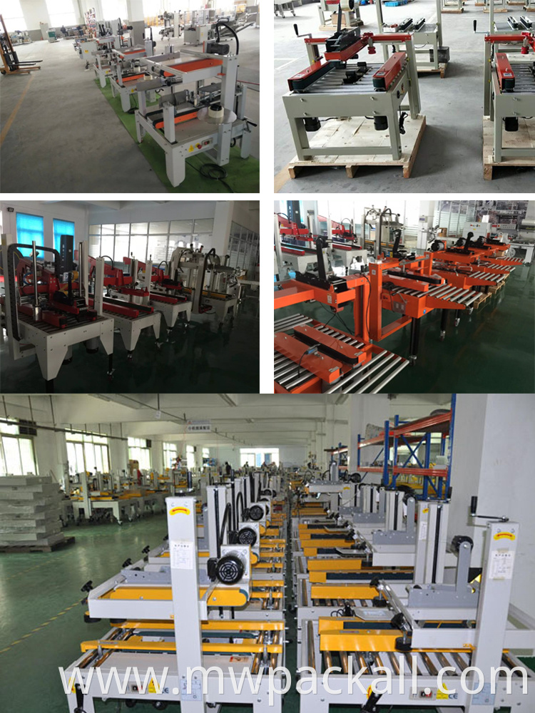 Automatic Adhesive Tape Carton Box Sealing Packing Machine